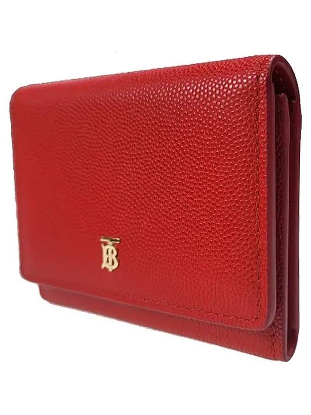 Burberry Monogram Trifold Card Wallet Red