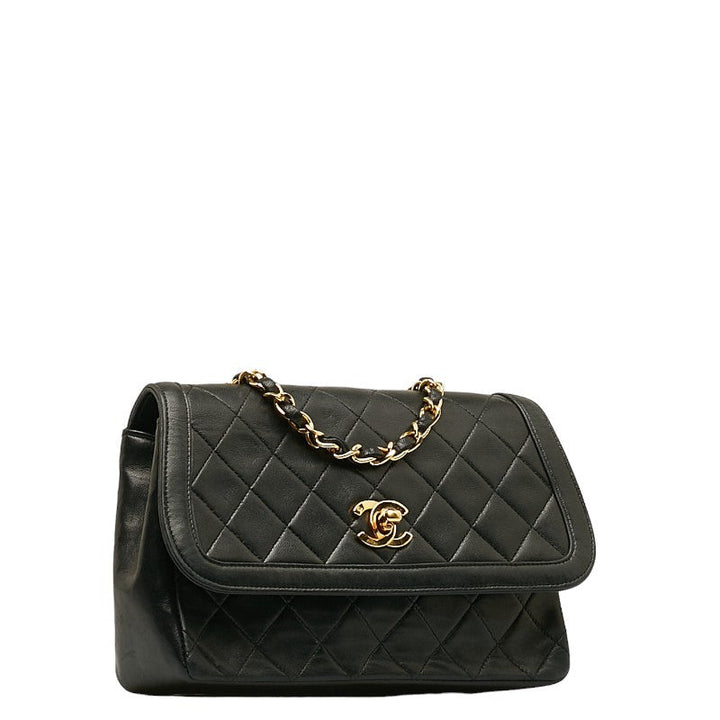 Top Quality Chanel Matrasse Flap Bag in Lambskin Black Ladies