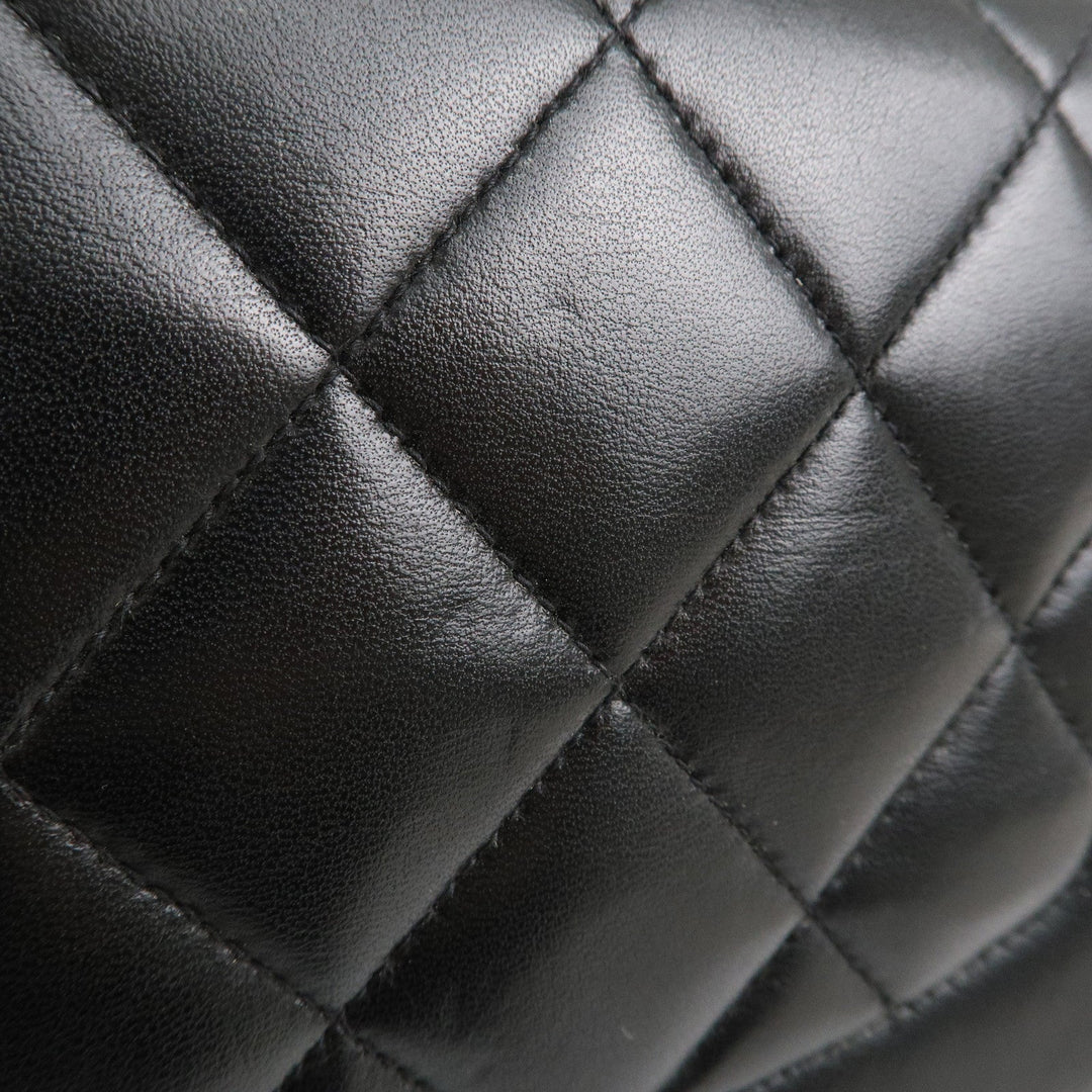 Top Quality Chanel Matelasse Lambskin Diana Chain Shoulder Bag Black A01165