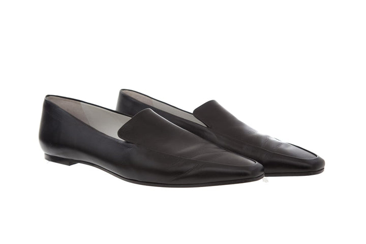 The Row Black Pointed Toe Loafers SZ 39
