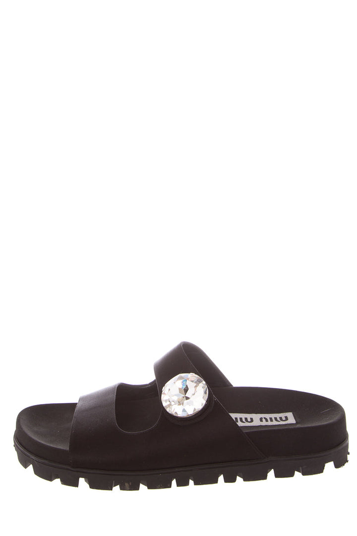 Miu Miu Black Sandals SZ 39