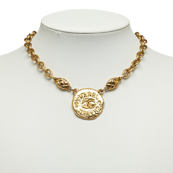 Top Quality Chanel Coco Coin Necklaces G   Chanel