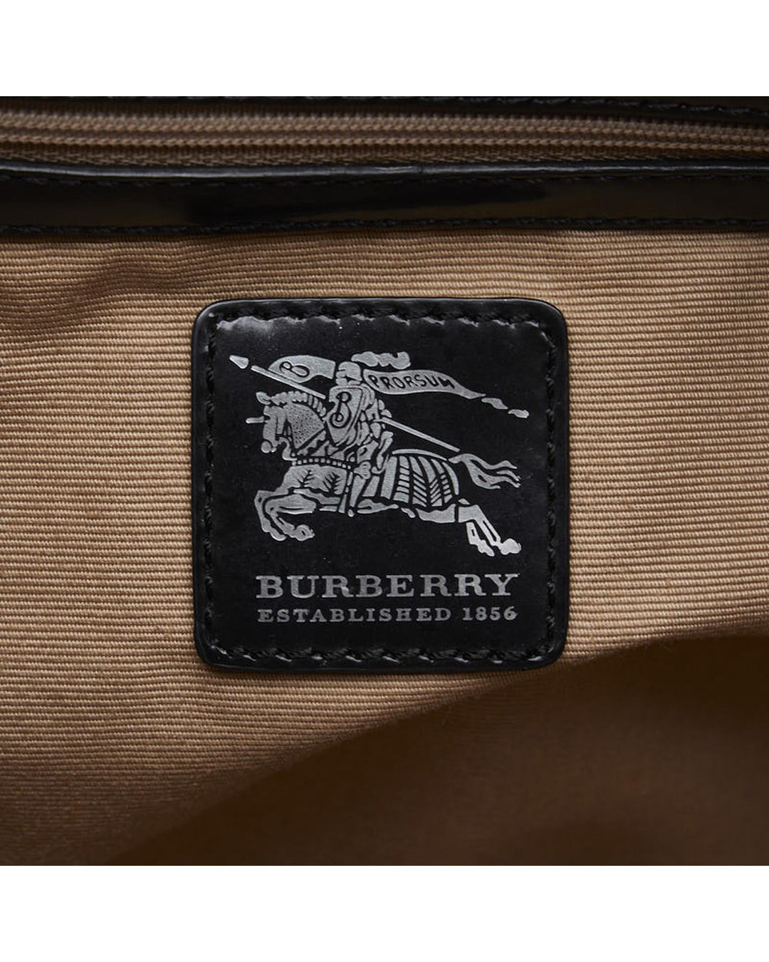 BURBERRY Women's  Nova Check Borton Hobo Bag in Excellent Condition in Brown