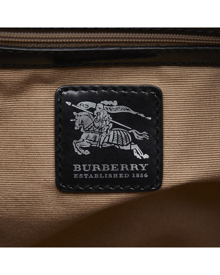 BURBERRY Women's  Nova Check Borton Hobo Bag in Excellent Condition in Brown