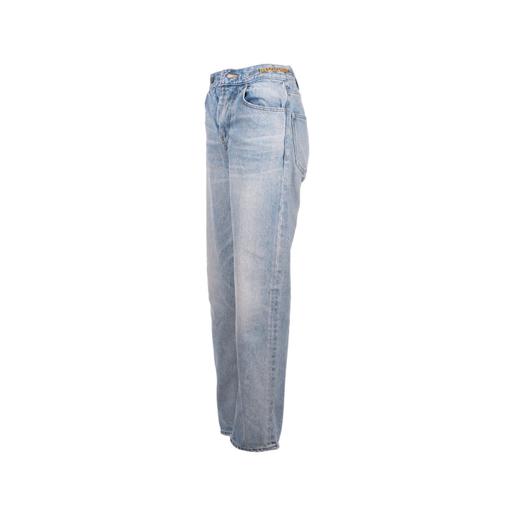 Top Quality Celine Size 25 Margaret Gourmettes Jeans Cotton in Union Wash Denim Blue