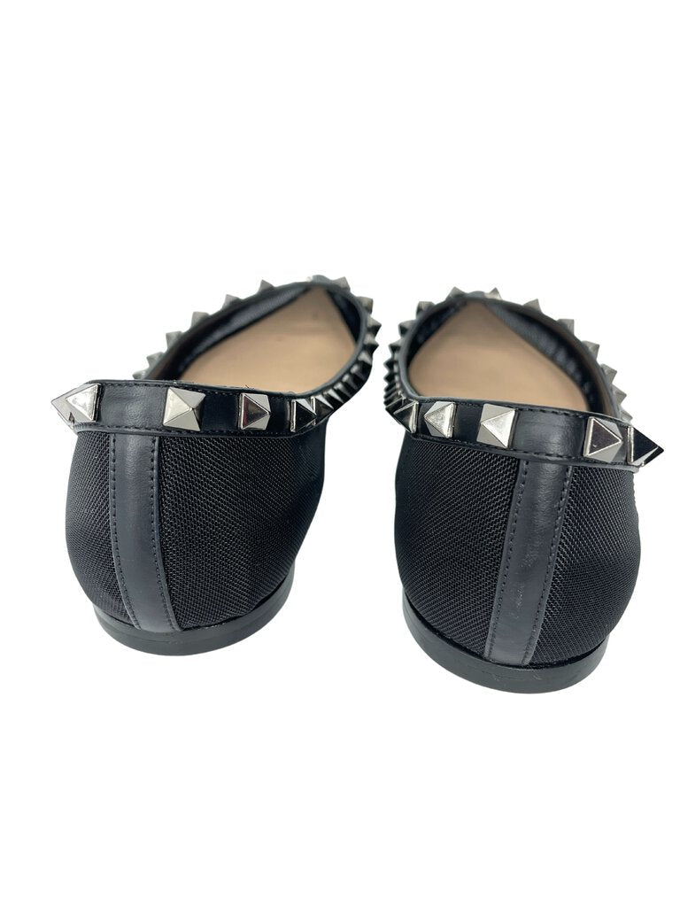 VALENTINO Noir Rockstud Ballet Flats |US7.5|IT37.5|