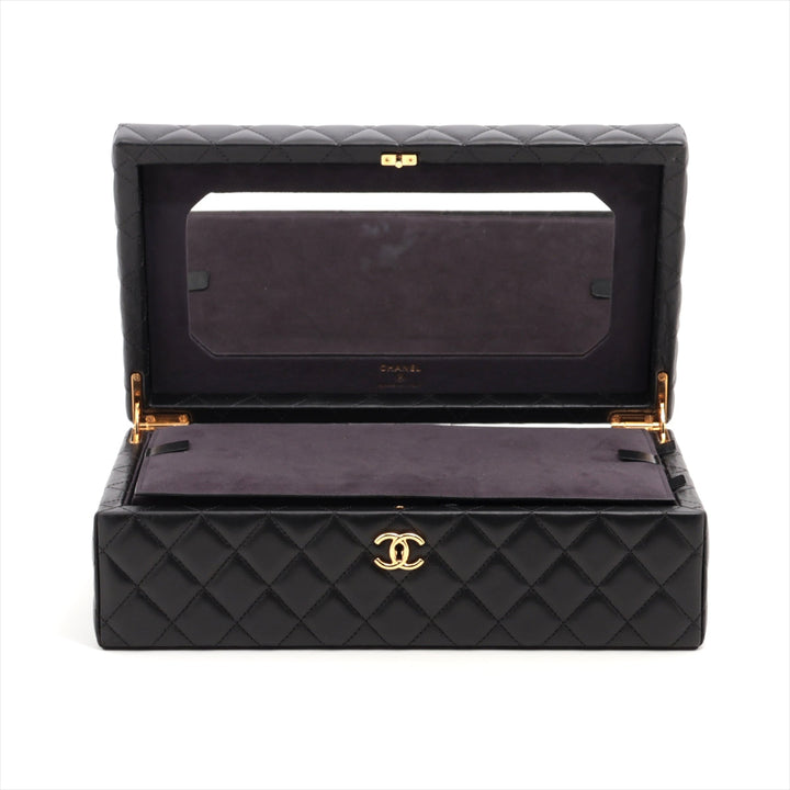 Top Quality Chanel Matrasse  Jewelry Case Black G