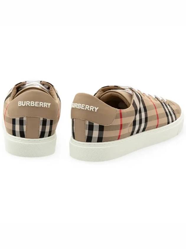 Burberry Vintage Check Low Top Sneakers Beige