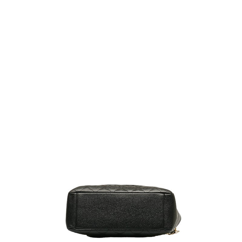 Top Quality Chanel Mattress PT Tott Cocomark Chain Shoulder Bag Black Gold  Caviar S  CHANEL