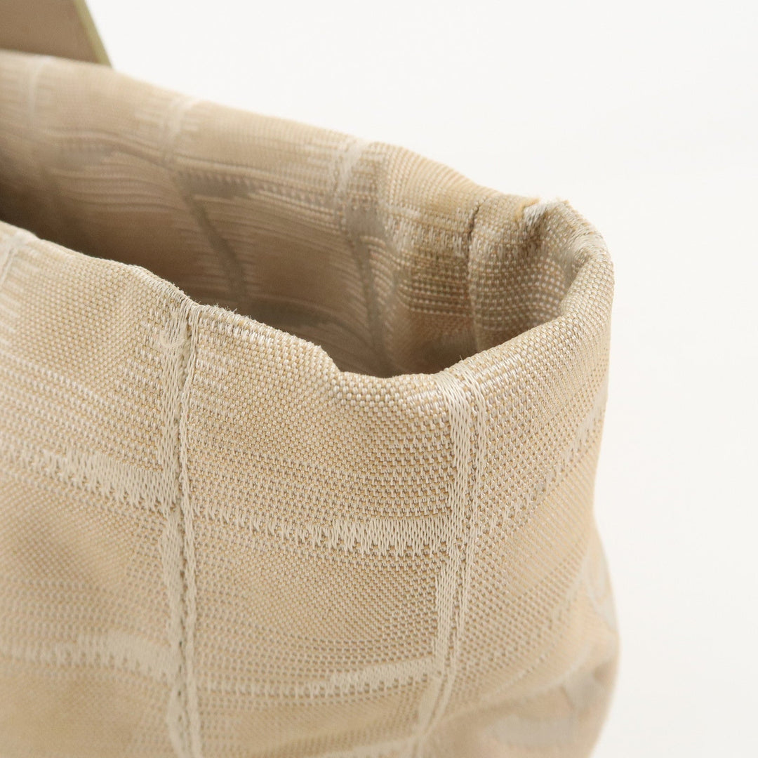 Top Quality Chanel New Travel Line Nylon Jacquard Leather Tote Bag A15991