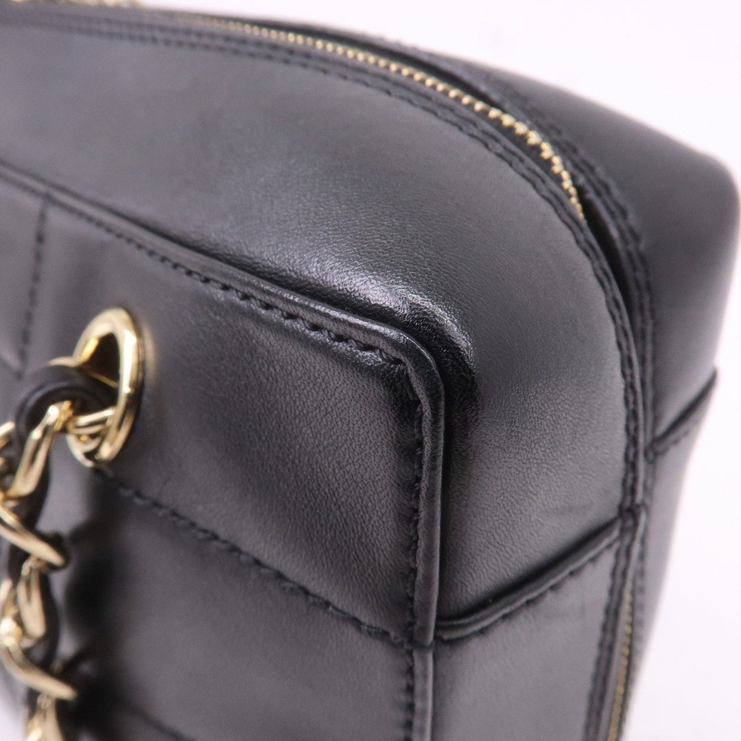 Top Quality Chanel Chocolate Bar Lamb Skin Chain Shoulder Bag Black