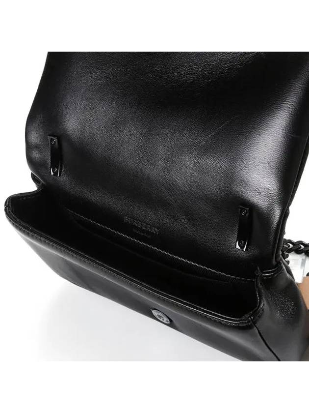 Burberry Lola Quilting Leather Small Shoulder Bag Black