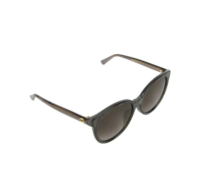 Gucci Women's ivory  Acetate Round Sunglasses GG Logo