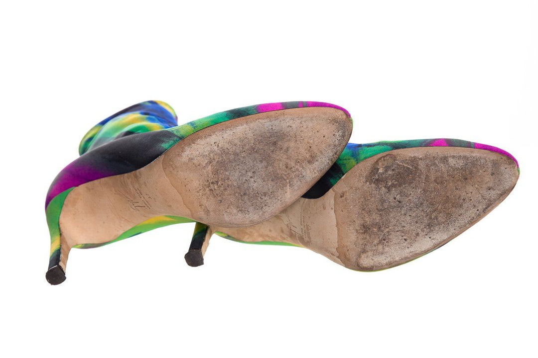 Giuseppe Zanotti Multi Tie-Dye Sock Boots SZ 37