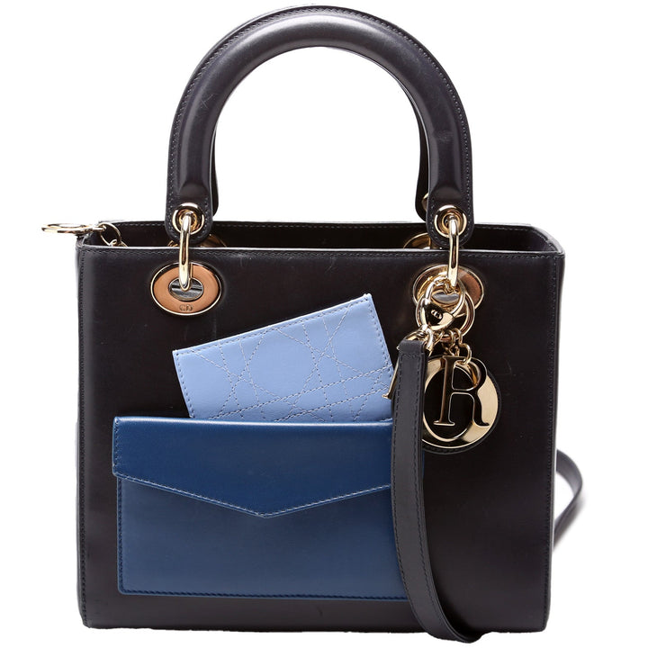 Lady Top quality Dior Medium 'Pockets' Calfskin