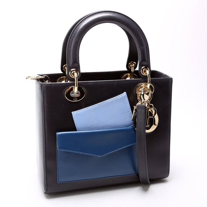 Lady Top quality Dior Medium 'Pockets' Calfskin