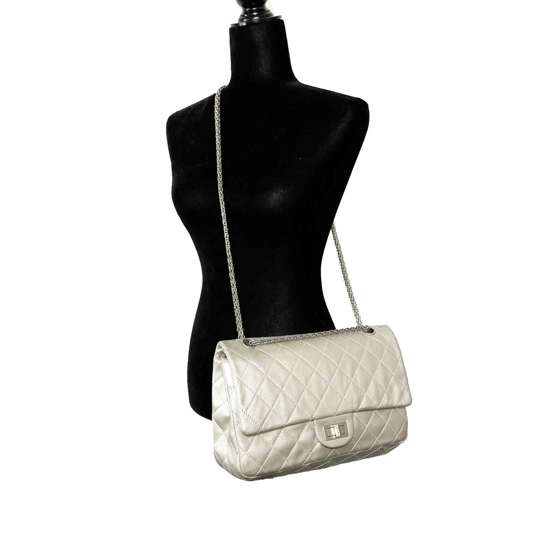 Chanel - Metallic Calfskin Quilted 2.55 Reissue 227 Double New - Shoulder Bag