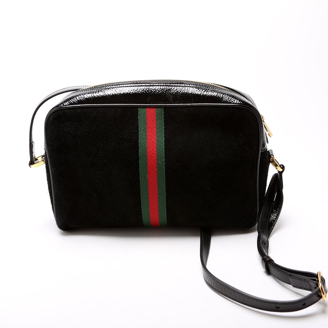 517080 Ophidia Suede Small Crossbody