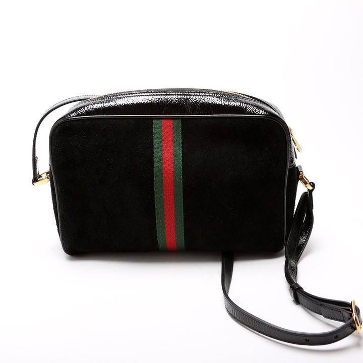 517080 Ophidia Suede Small Crossbody
