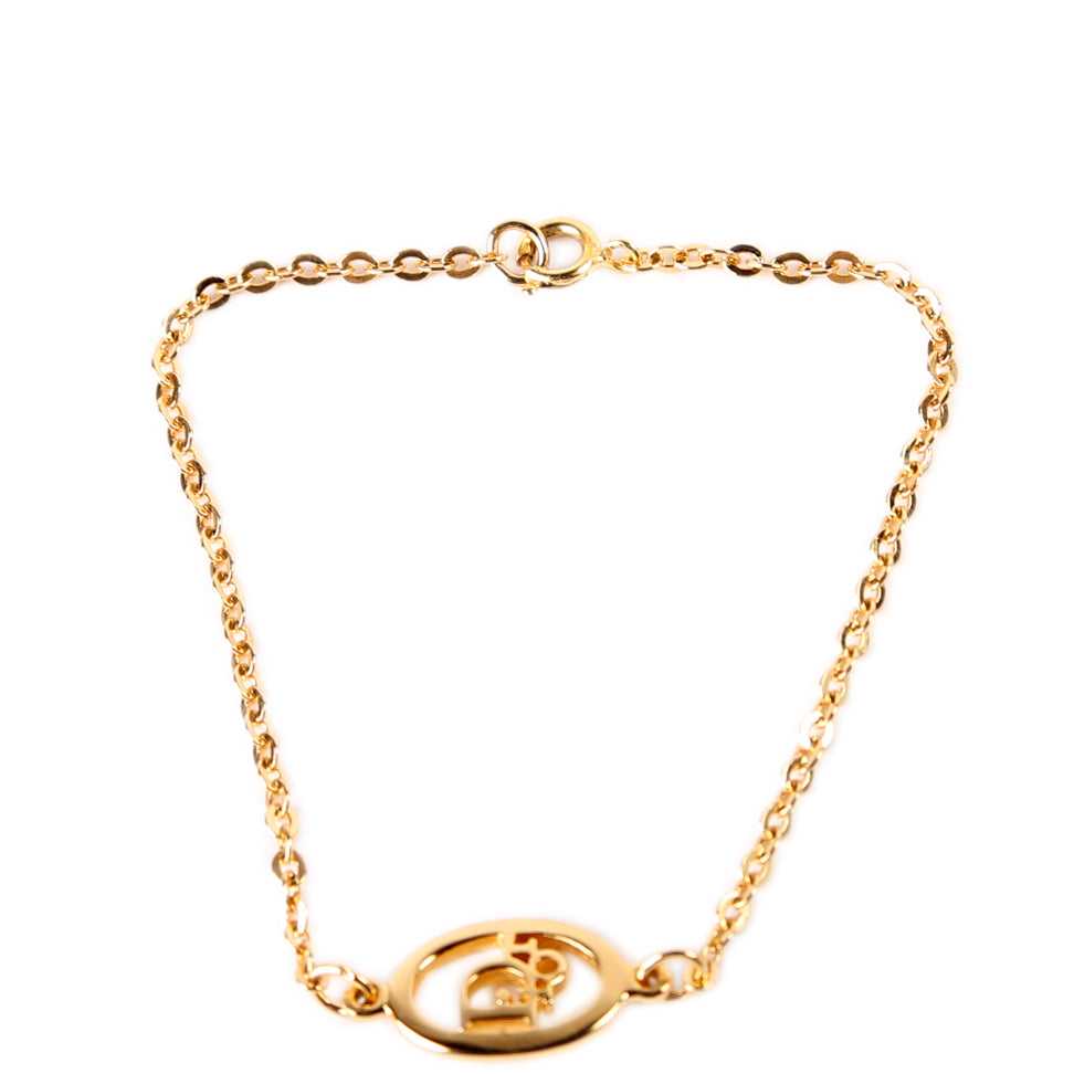 Oval Top quality Dior Logo Chain Bracelet