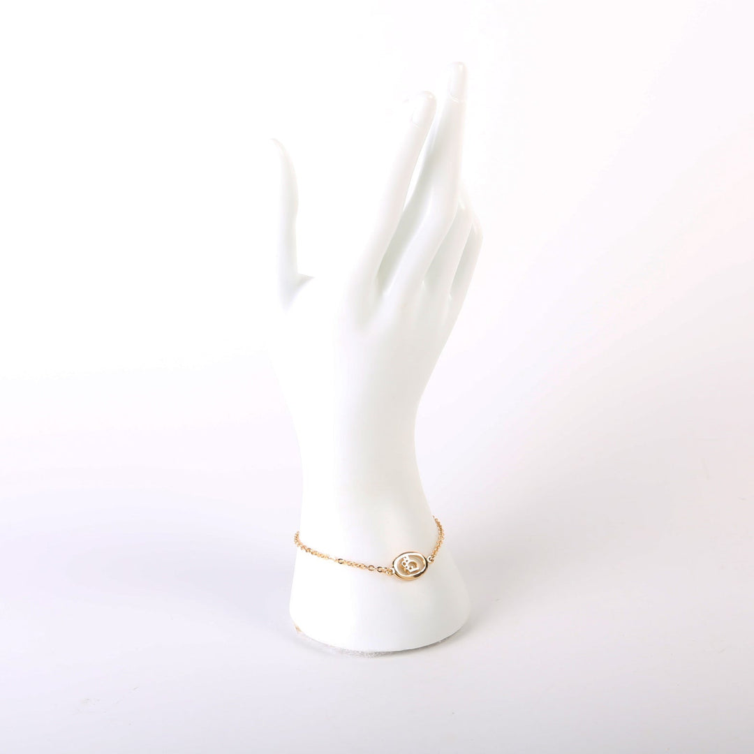 Oval Top quality Dior Logo Chain Bracelet