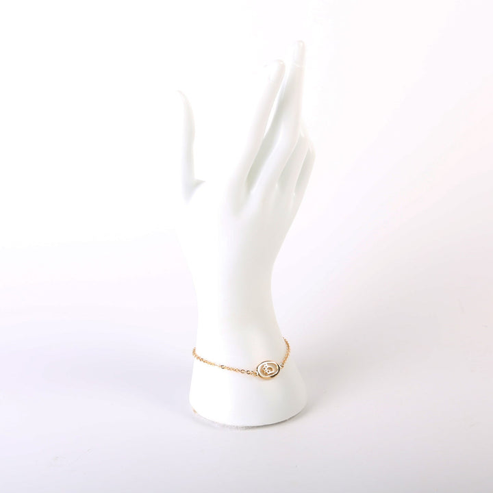 Oval Top quality Dior Logo Chain Bracelet