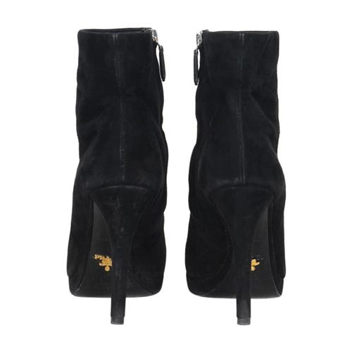 Prada Suede Platform Boots