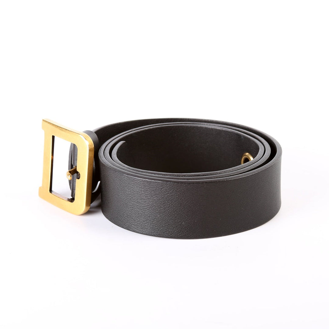 Top quality Diorquake Leather Belt Size 80 Black