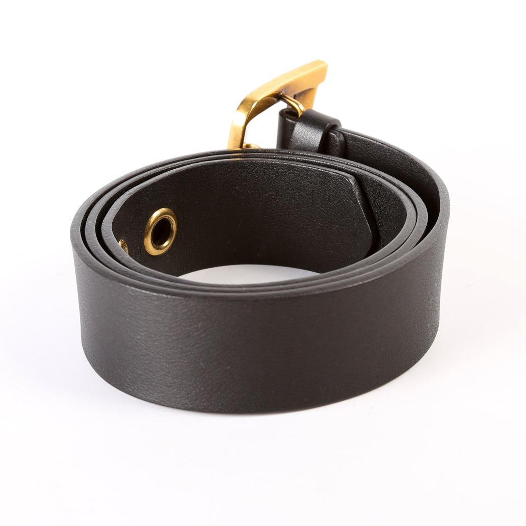 Top quality Diorquake Leather Belt Size 80 Black