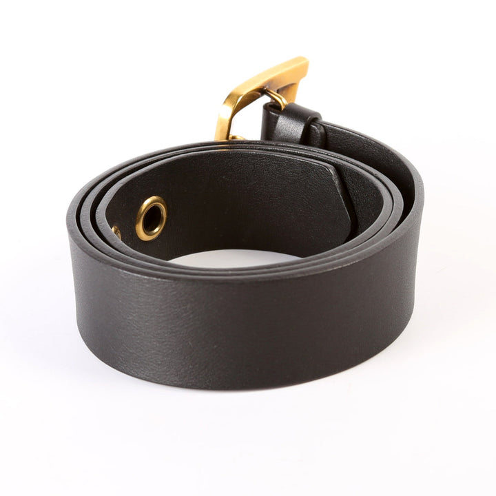 Top quality Diorquake Leather Belt Size 80 Black