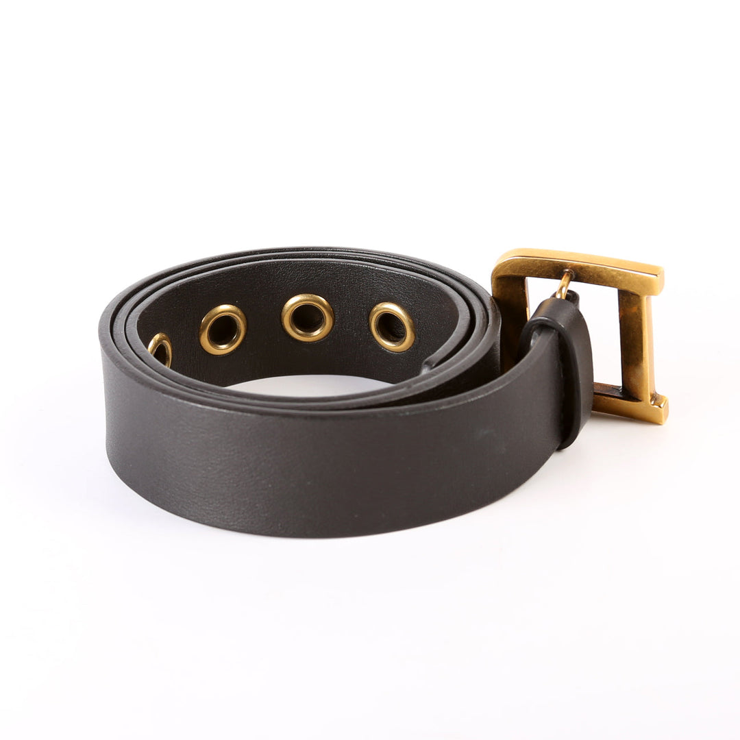 Top quality Diorquake Leather Belt Size 80 Black