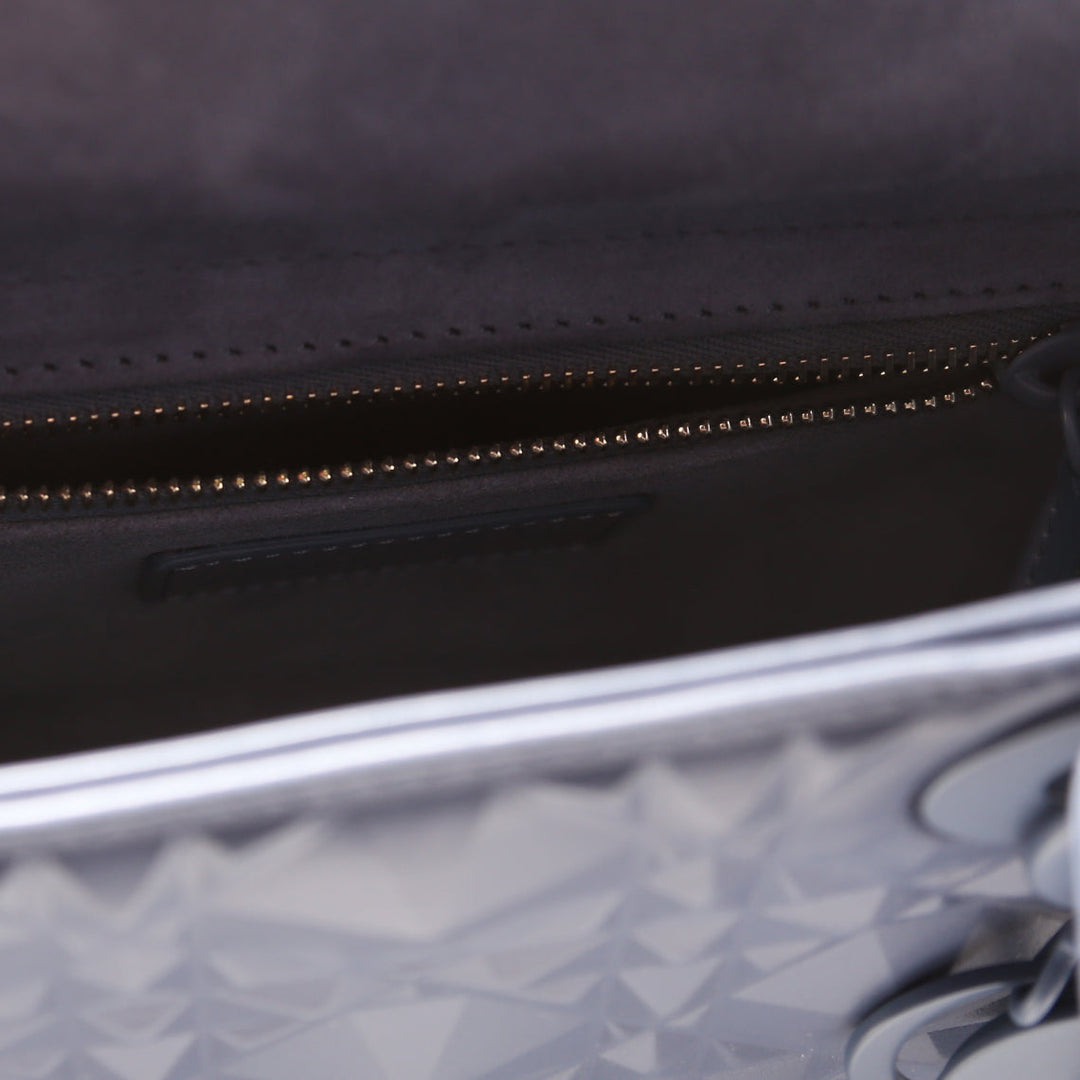 Lady Top quality Dior Small Diamond Cannage Calfskin Blue