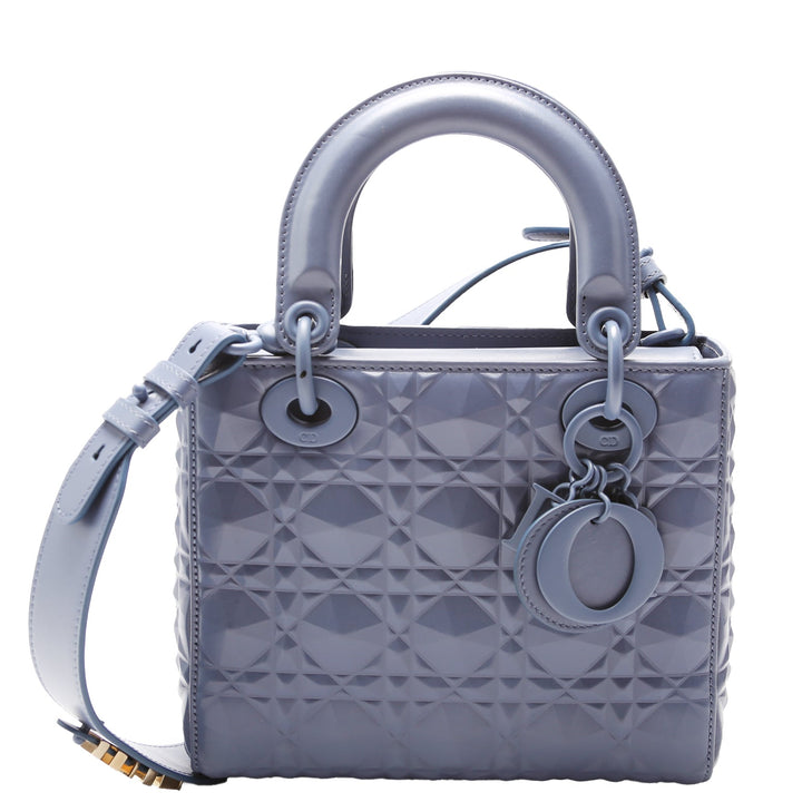 Lady Top quality Dior Medium Diamond Cannage Blue