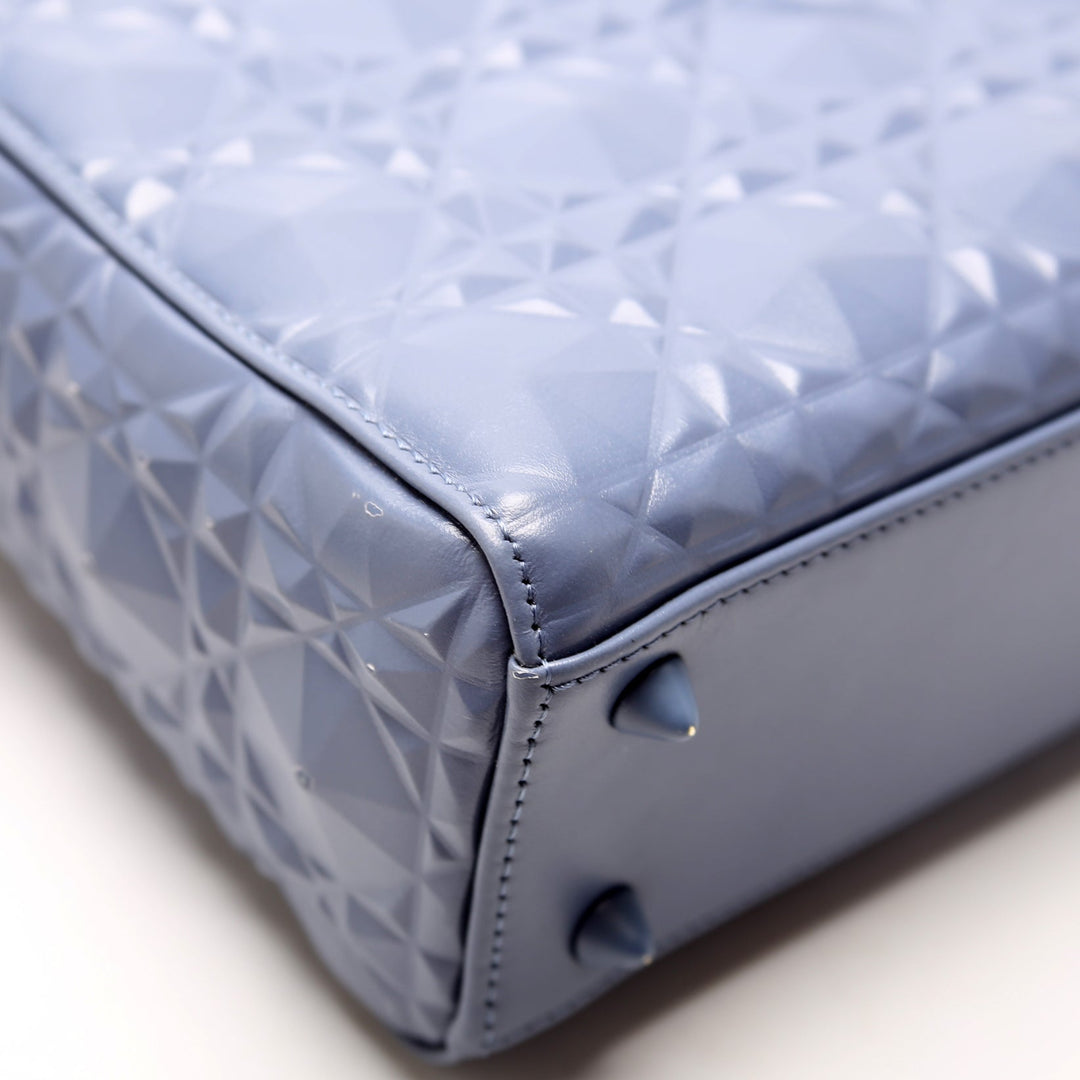 Lady Top quality Dior Medium Diamond Cannage Blue