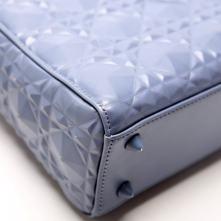 Lady Top quality Dior Medium Diamond Cannage Blue