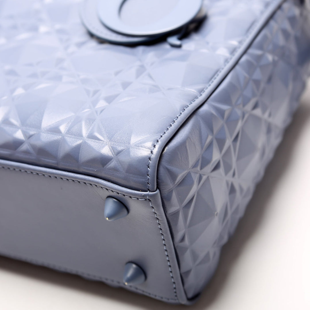 Lady Top quality Dior Medium Diamond Cannage Blue