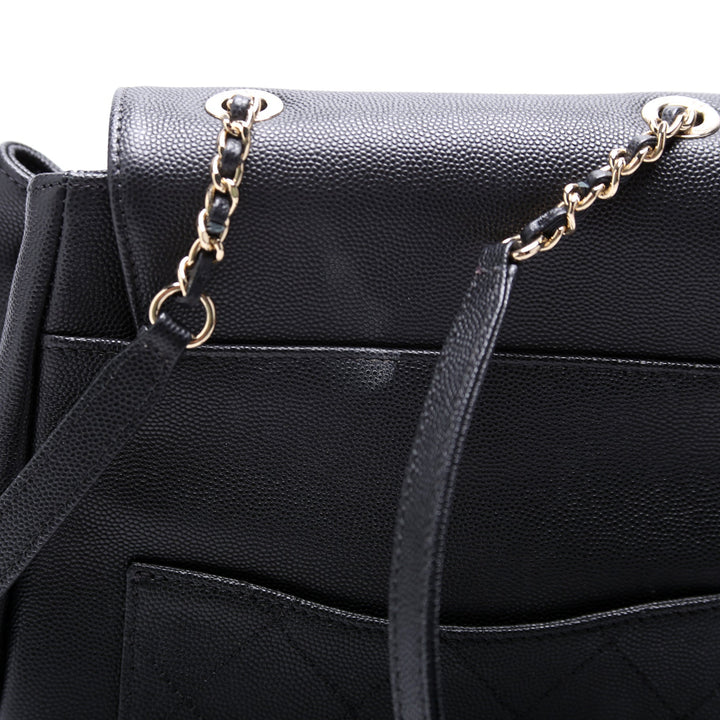 Business Affinity Backpack Caviar 24M Black