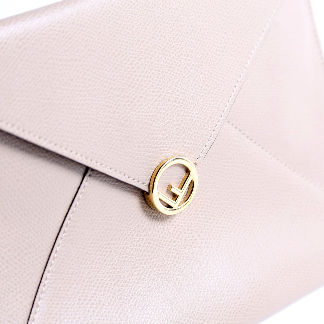 8N0152 F Is Fendi Envelope Flat Pouch Taupe