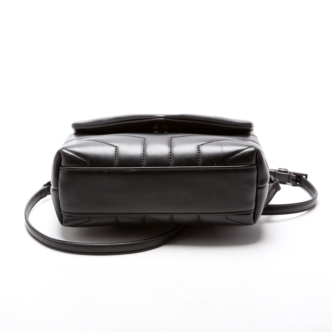 Lou Lou Satchel Toy Crossbody 678401 Black
