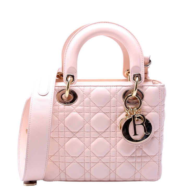 Lady Top quality Dior My AbcTop quality Dior Small Cannage Lambskin Pink