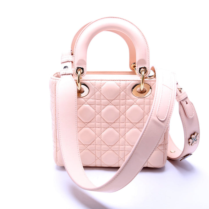 Lady Top quality Dior My AbcTop quality Dior Small Cannage Lambskin Pink