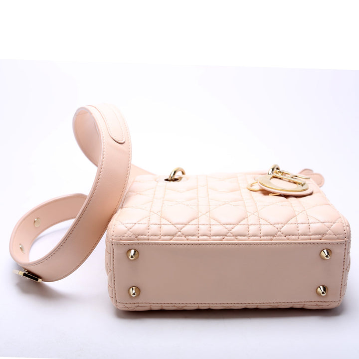 Lady Top quality Dior My AbcTop quality Dior Small Cannage Lambskin Pink