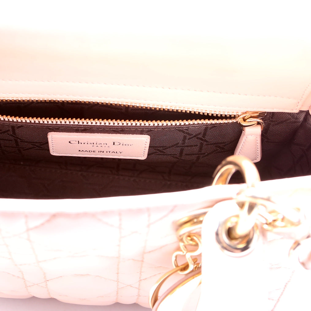 Lady Top quality Dior My AbcTop quality Dior Small Cannage Lambskin Pink