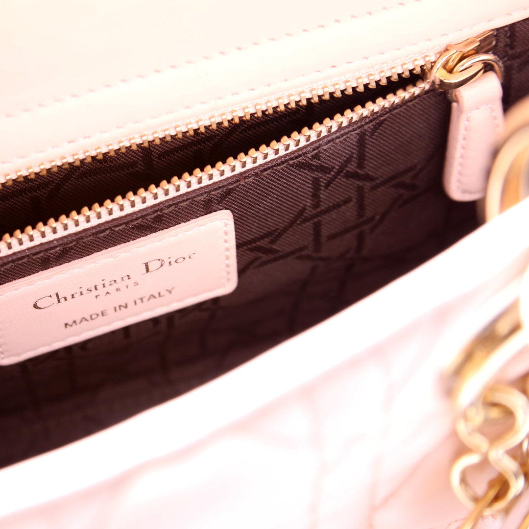 Lady Top quality Dior My AbcTop quality Dior Small Cannage Lambskin Pink