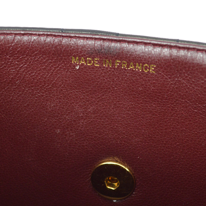 Top Quality Chanel 1994-1996 Black Lambskin Small Vertical Stitch Straight Flap Bag