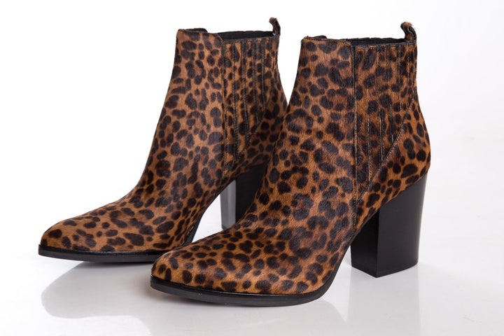 Marc Fisher Leopard Booties SZ 9.5