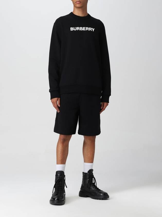 Burberry Front Logo Print Sweatshirt Black