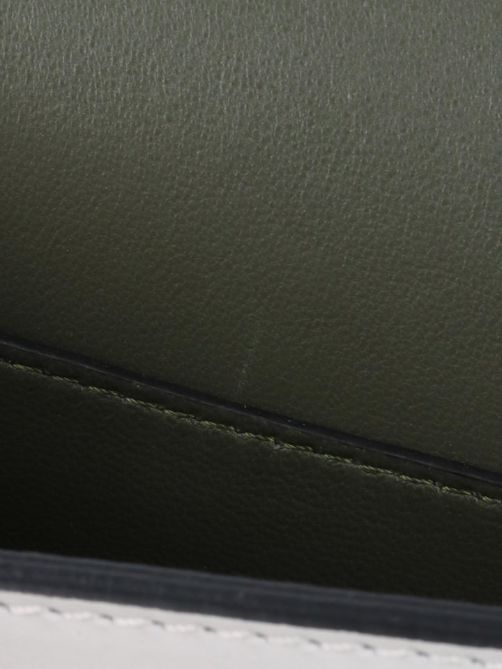 Burberry White Satchel Bag.