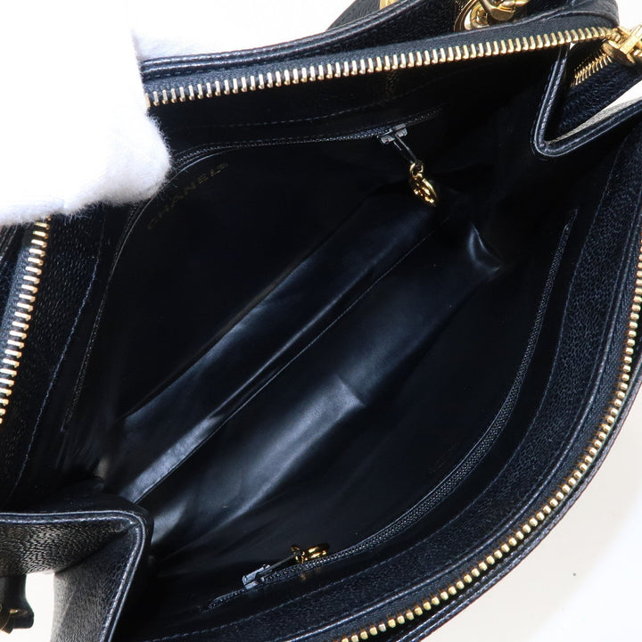 Top Quality Chanel Caviar Skin Coco Mark Chain Tote Bag Shoulder Bag