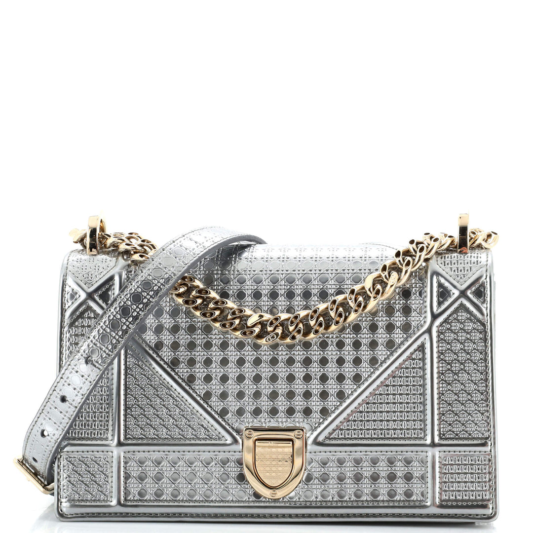 Top quality Dior Top quality Diorama Croisiere Chain Wallet Cannage Embossed Calfskin